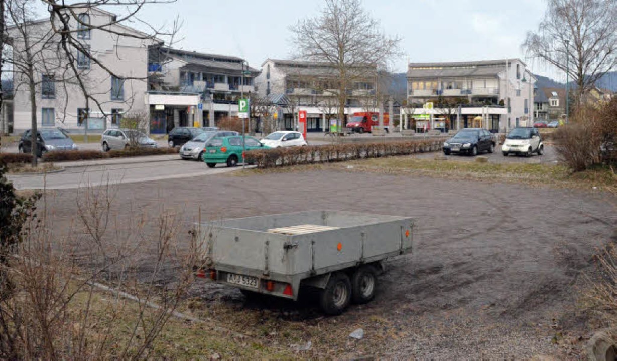 Auf dem Grundstck sdlich des Burger ...s Plne fr ein Mehrgenerationenhaus.   | Foto: Anja Brugger