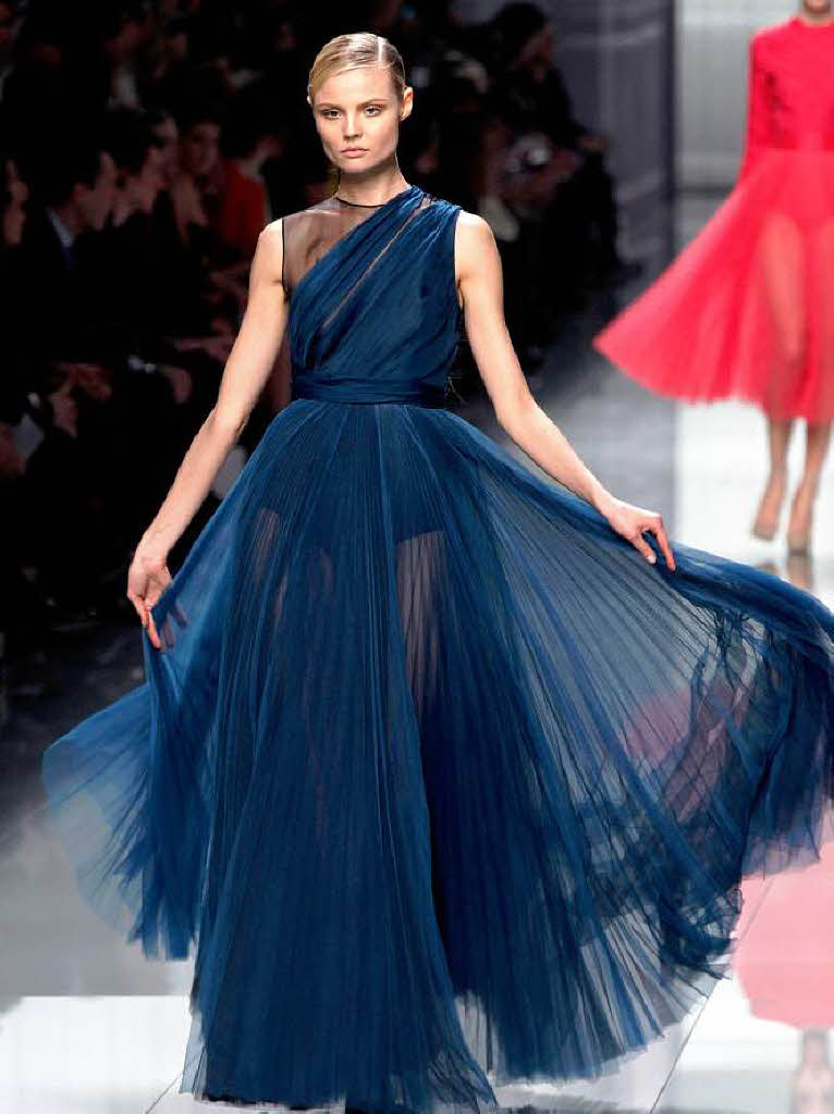Herrliches Kleid mit Plisseefalten von Dior
