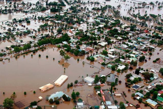 Fotos: Hochwasser bedroht zahlreiche Stdte in Australien