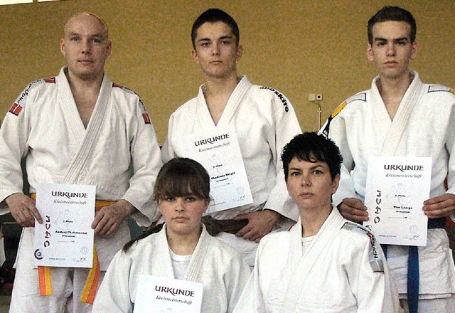 Die erfolgreichen Judoka des TV Neusta...      Elisee Bouton und Heidrun Lange   | Foto: Verein