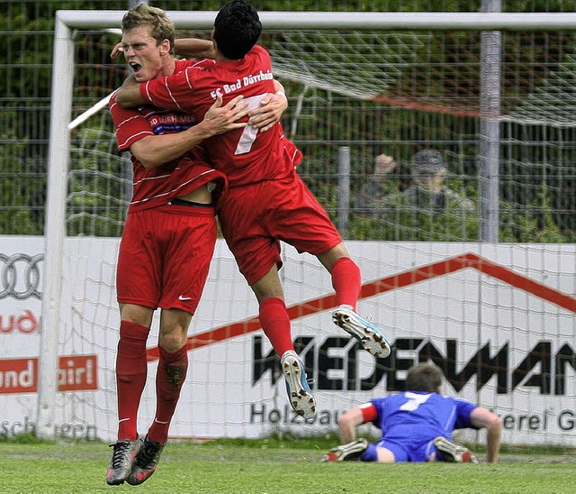 Im Hinspiel hatten die Bad Drrheimer ...eschingens Trainer Ralf Hellmer geht.   | Foto: reinhardt