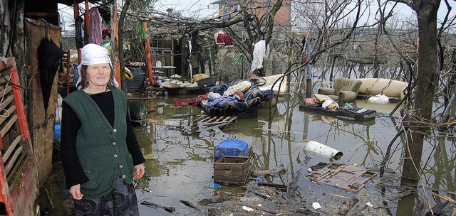 Diaconia hilft, wo die Not am grten ...er Hochwasserkatastrophe in Albanien.   | Foto: BZ