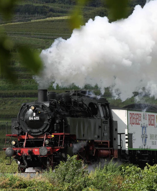 Der Museumszug Rebenbummler ist eine w...he Attraktion fr die Stadt Endingen.   | Foto: Vitt