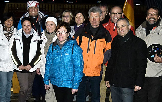 Ihringens Brgermeister Martin Obert (...WM in der Partnergemeinde Ruhpolding.   | Foto: susanne bremer