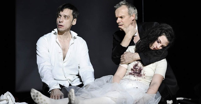 Z?rich: Faust. Mit Frank Seppeler, Edgar Selge, Sarah Hostettler  | Foto: Toni Suter