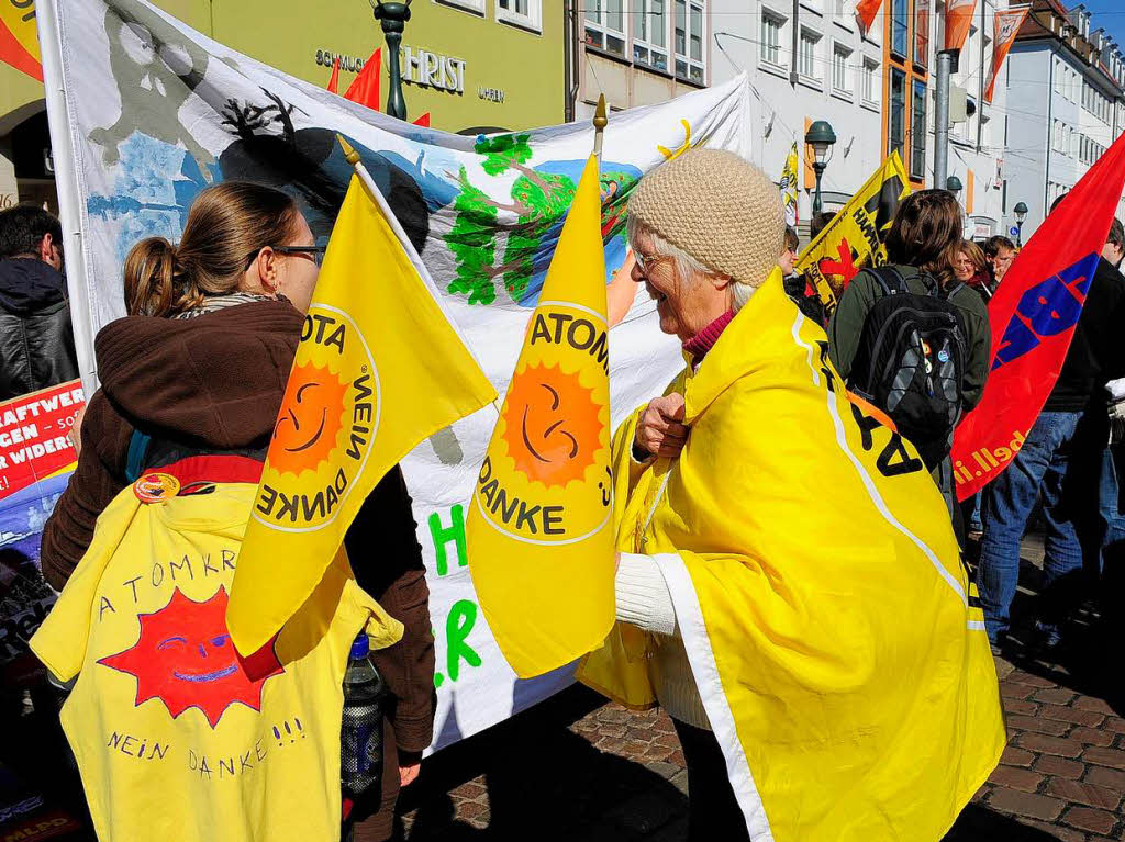 Demo zum Jahrestag von Fukushima