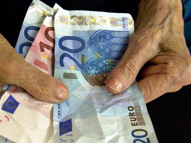 Mehr Geld fr Rentner?  | Foto: dpa