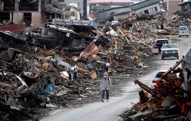 Stdte wurden verwstet.   | Foto: AFP