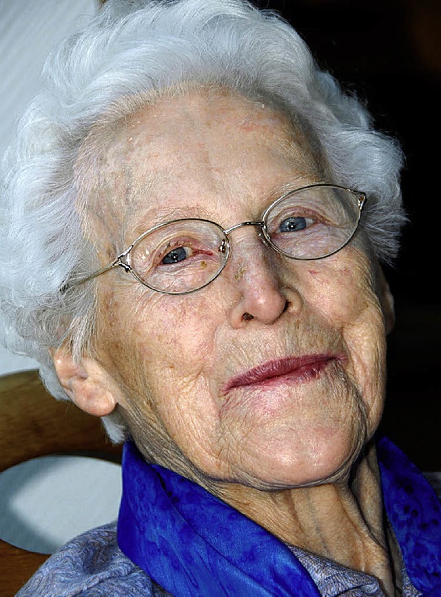 Gertrud Fischer feiert am 13. Mrz in Endingen ihren 90. Geburtstag.  | Foto: Roland Vitt