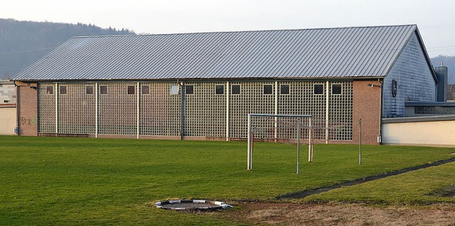 Sporthalle Brombach: Die Sporthalle No...a im Gesamtkomplex Sporthallenbedarf.   | Foto: N. Trenz