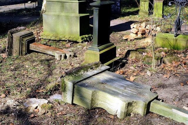 Vandalismus auf dem Alten Friedhof: 5000 Euro fr Hinweise auf Tter