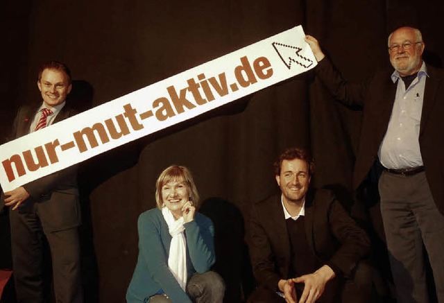 Prsentierten die neue Webseite aus L...ufsberatung Gnter Michel (von links).  | Foto: Claudia Gabler 