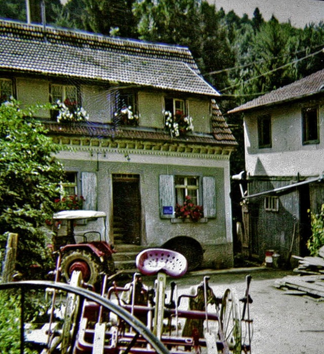 Der alte Mllerhof mit anliegenden Sta...NurRepro>Karin Heiss</BZ-FotoNurRepro>  | Foto: Karin Hei