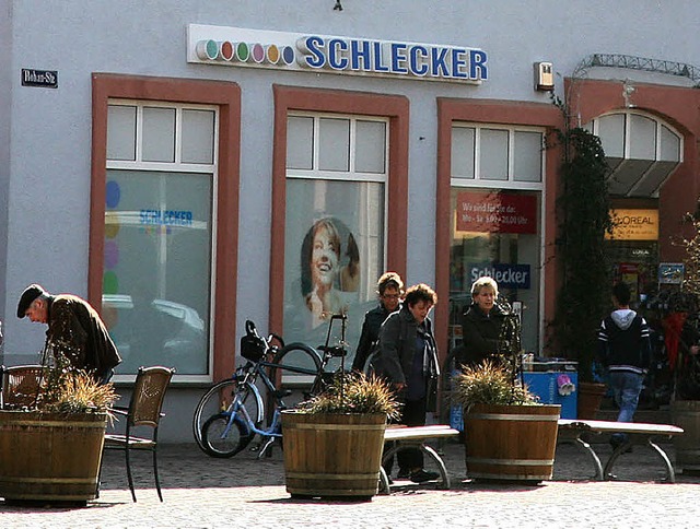 Die Schlecker-Filiale in Ettenheim soll schlieen.   | Foto: Sandra Decoux-Kone