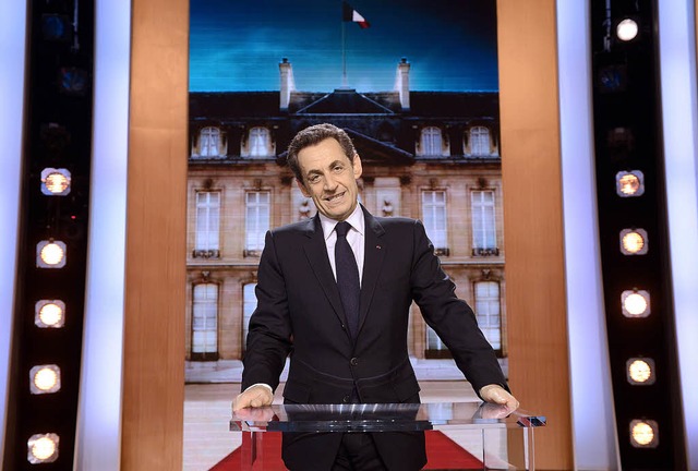 Geht jetzt in die Offensive: Wahlkmpfer Nicolas Sarkozy  | Foto: afp