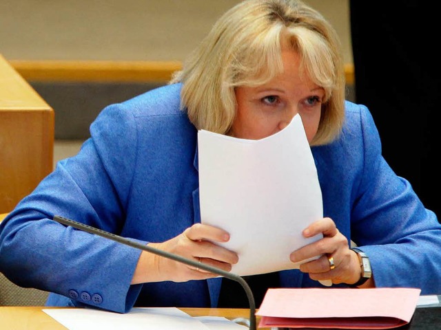 Hannelore Kraft will die Regierungsfra...stauflsung des Parlaments zu stellen.  | Foto: dpa