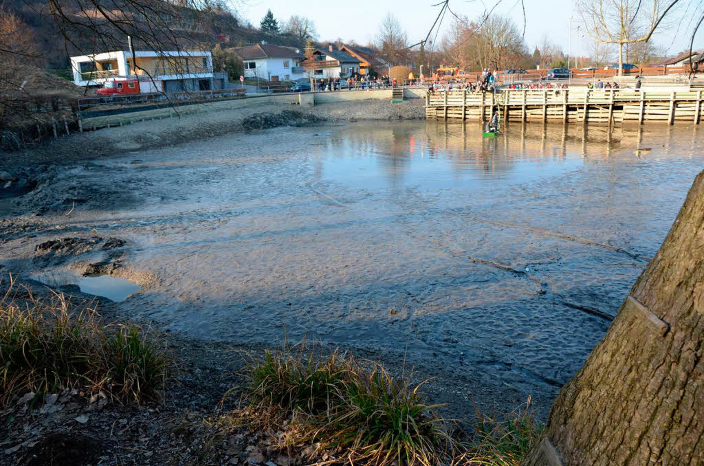 Am Erleweiher in Endingen wurde das Wasser abgelassen, damit der Weiher vom Schlamm der letzten 25 Jahre befreit werden kann. Am Erleweiher in Endingen wurde das Wasser abgelassen, damit der Weiher vom Schlamm der letzten 25 Jahre befreit werden kann.