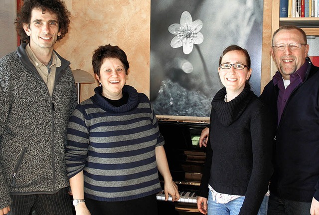 Sie stehen fr musikalische Frherzieh... Ginste, Katja Reiser und Gtz Ertle.   | Foto: Dieter Maurer