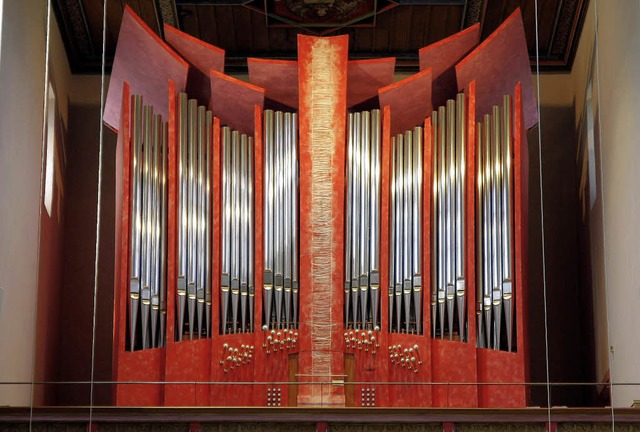 Ein klangvolles  Instrument, das wegen... der Weingartenkirche Zell-Weierbach.   | Foto: Archiv: Peter Heck