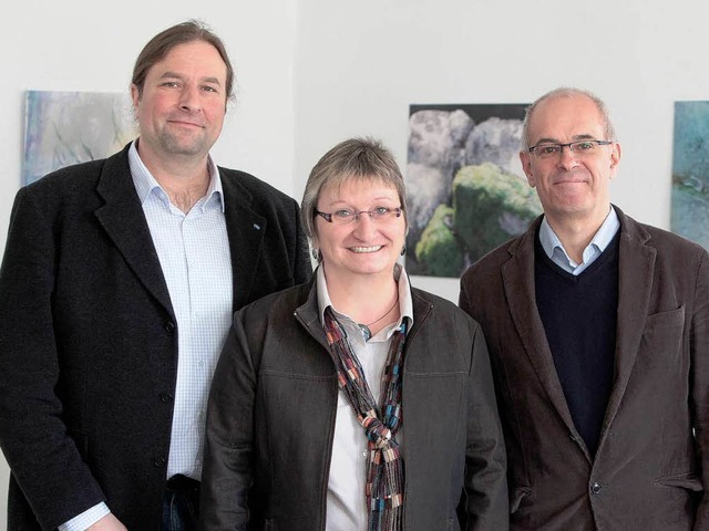 Marco Kneisel-Chiriatti (links) mit  G...d Referatsleiter Hans-Joachim Abstein.  | Foto: Christoph Breithaupt