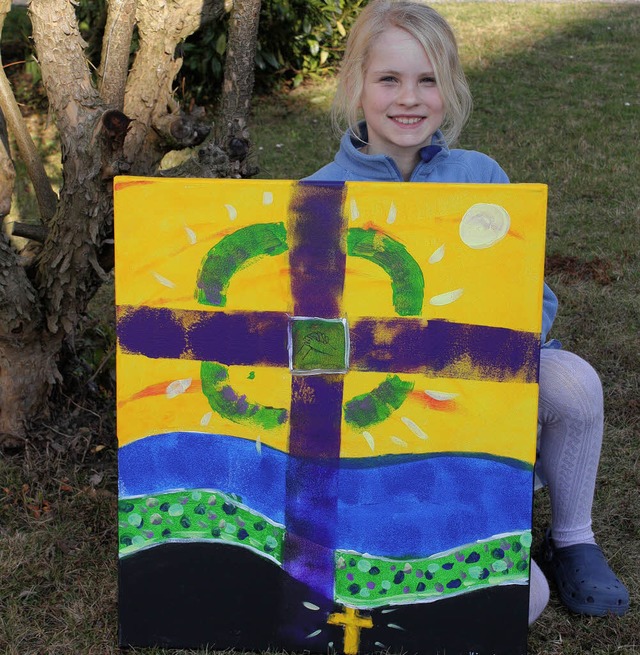 Am Samstag zeigen Kinder Kunst in der Kirche.  | Foto: Fssler