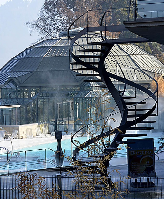 Viele Besucher badeten in der Therme in Badenweiler.   | Foto: Umiger