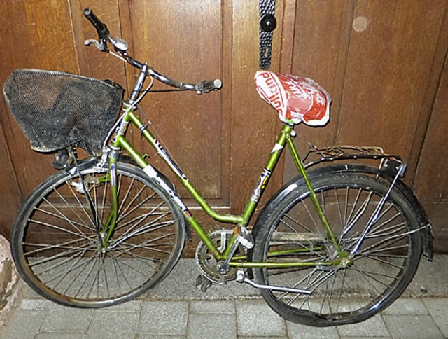 Das demolierte Rad   | Foto: Polizei