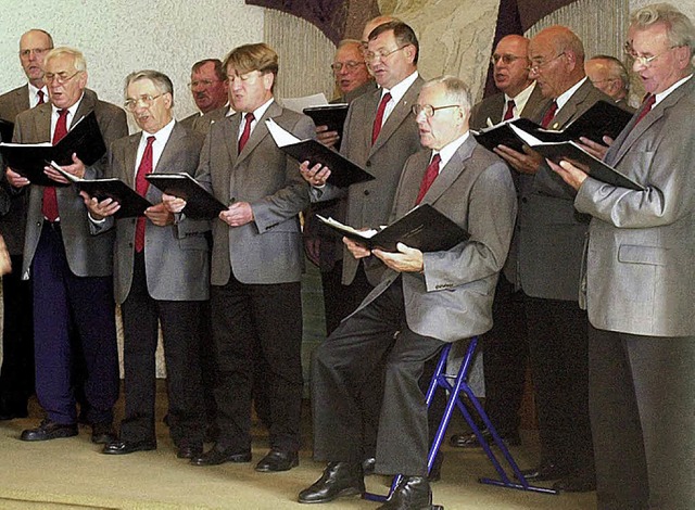 Es war einmal: der MGV sang 2004 in der Kapelle des Mutterhauses   | Foto: archiv: w. knstle