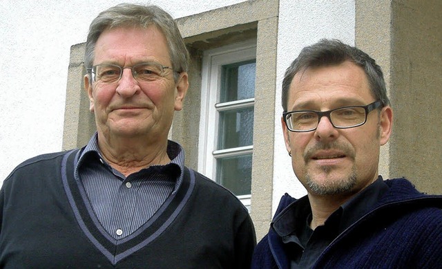 Dieter Zeh (links) und Rainer Marbach   | Foto: Roswitha Frey