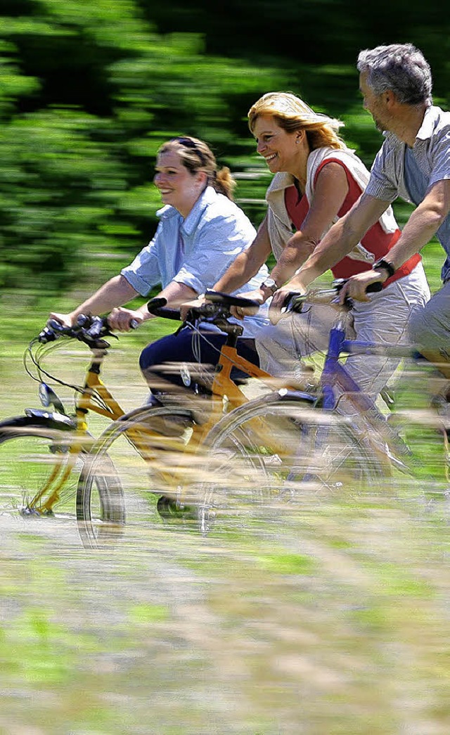 Auch das Fahrrad ist bei der Messe &#8222;Mobil 2012&#8220; ein Thema.   | Foto: DPA