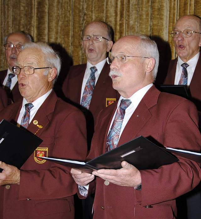 Einen unterhaltsamen Abend gestaltete der Mnnerchor Harpolingen.  | Foto: Hans-Walter Mark