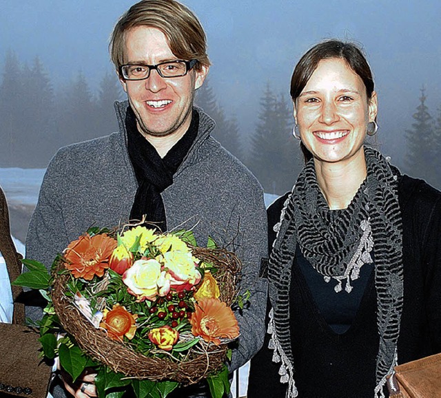 Thomas und Beate Harter  machen die  4000 voll.    | Foto: gerhard Lck