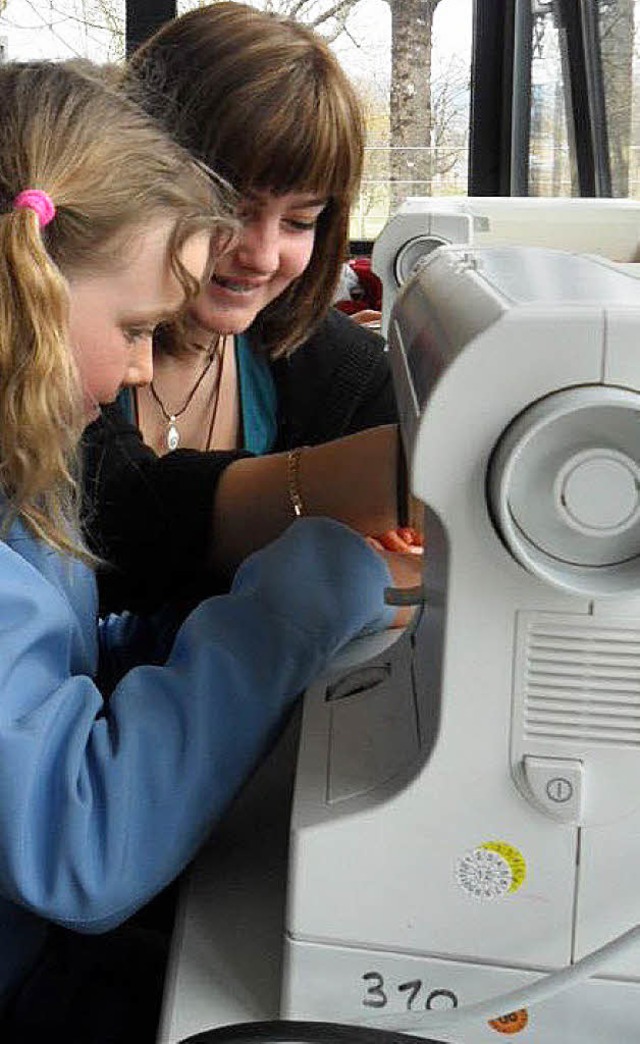 Eine Schlerin der Realschule am Giers...asserrder aus dem Technikunterricht.   | Foto: Privat