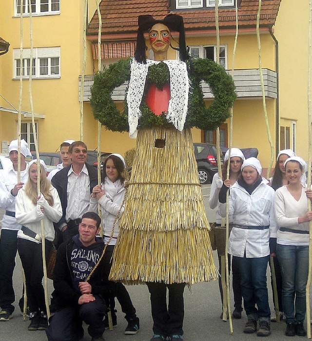 Am Sonntag war der Miesme wieder unter...wehrmitgliedern, die den Miesme tragen  | Foto: Sara Ljesic