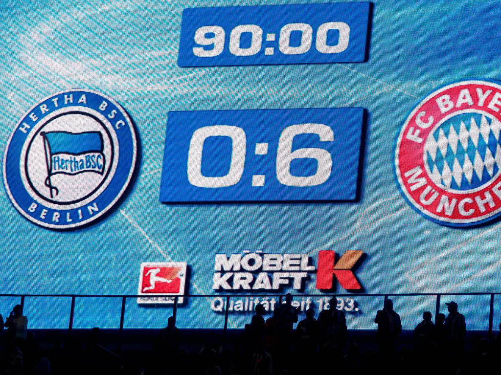 Hertha BSC:  Nach dem 26. Spieltag mit 23 Punkten auf Platz 17. (1= steigt sicher ab, 10 = bleibt sicher erstklassig)
