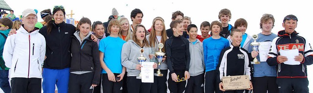 Das Rennteam der Skiverbnde Baden-Wr... Manfred Sturm (rechts).  Gudrun Hauck  | Foto: Hauck