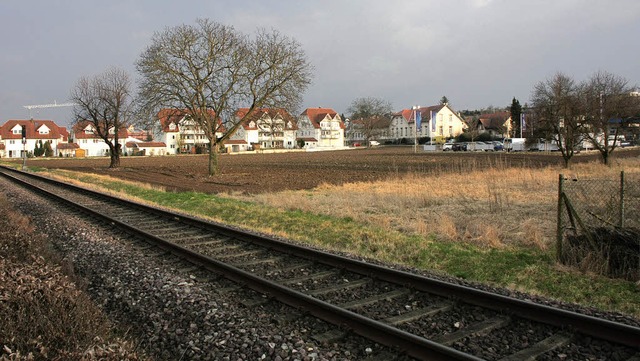 Zwischen Kaiserstuhlbahn und der Kreis...ingen ein neues Mischgebiet entstehen.  | Foto: Martin Wendel