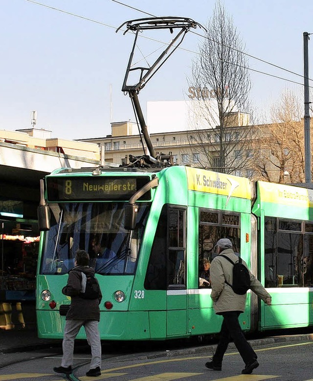 Die Tram 8 bietet Entwicklungspotenzial.   | Foto: ERISMANN