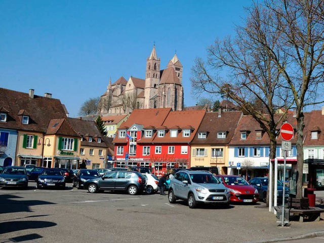 Die Neugestaltung des Marktplatzes war...nstag Thema im Breisacher Gemeinderat.  | Foto: Elisabeth Saller
