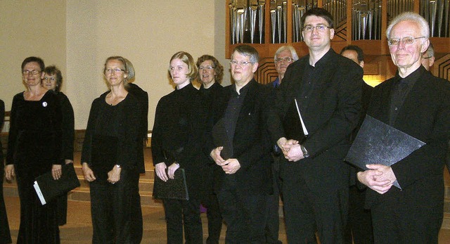 Groen Beifall bekam die Camerata Voca...sso in der evangelischen Stadtkirche.   | Foto: Roswitha Frey