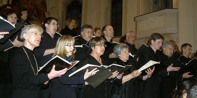 Die Evangelische Kantorei Rheinfelden   | Foto: Roswitha Frey