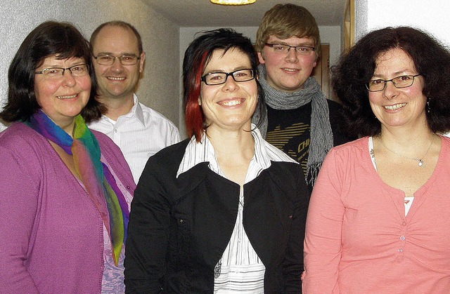 Der neu formierte Vorstand des Handhar...tzer, Manuel Faller und Birgit Spang.   | Foto: Liane Schilling