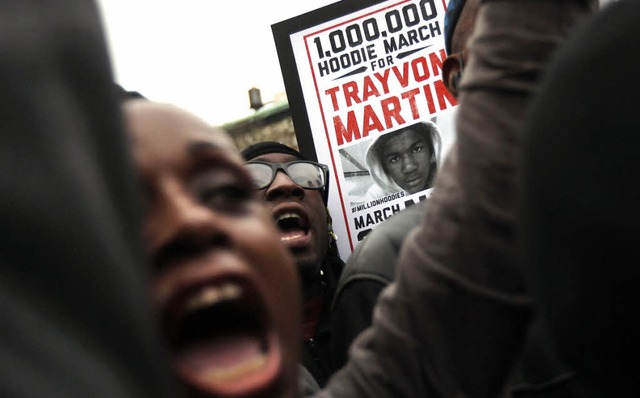 Protest auf der Strae: Demonstranten in New York   | Foto: afp