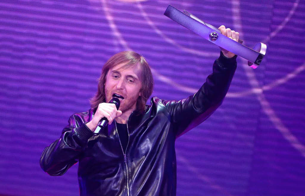 David Guetta mit dem Echo der Sparte  Club/Dance
