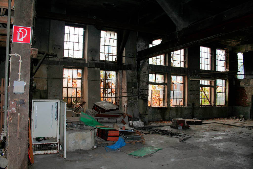 10. November 2011: Der einstige Maschinenraum in der alten Ziegelei in Bleibach