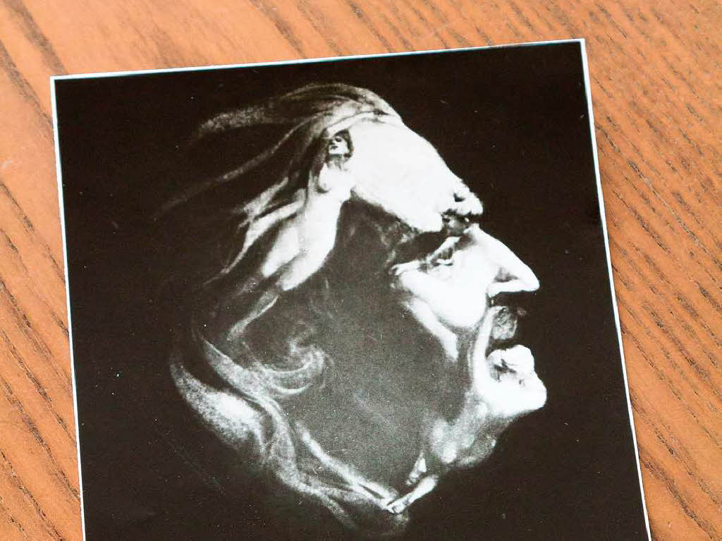 Die Reproduktion einer Franz-Liszt-Postkarte, fotografiert mit einer Futura. Bei der Schrfe, so erzhlt Werner Klipfel, konnte er keinen Unterschied zum Original feststellen.