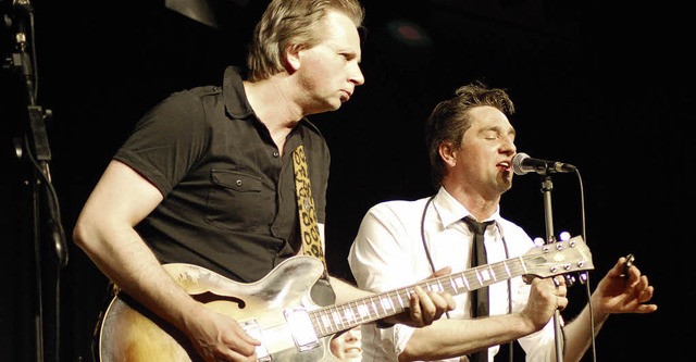B. B. &amp; The Blues Shacks aus Hilde...dern Andreas (links) und Michael Arlt   | Foto: Thomas Loisl Mink