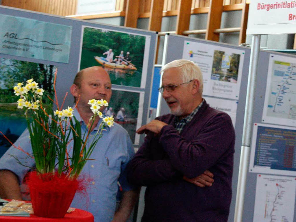 Zahlreiche Firmen aus der Region prsentierten sich bei der Frhjahrsmesse der Breisacher Bautechnologie in der Breisgauhalle.