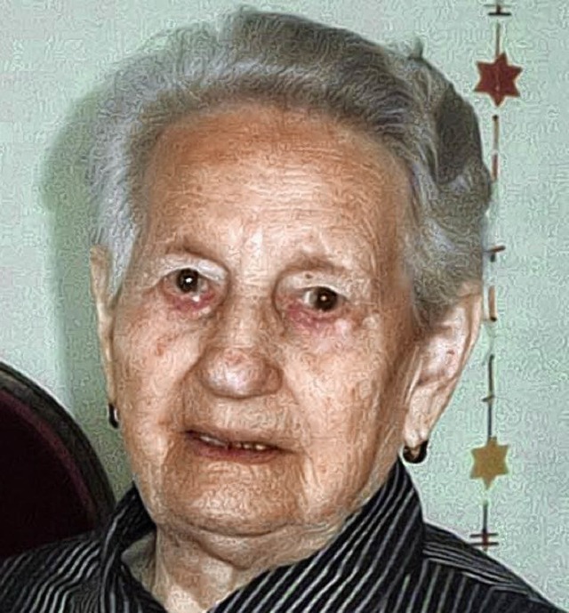 Irmgard Raddatz feierte ihren 90. Geburtstag.   | Foto: Karlernst Lauffer