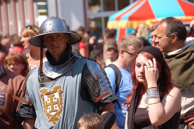 Mittelalter-Fans beim Spectaculum 2011 in Bad Sckingen.  | Foto: Stefan Sahli